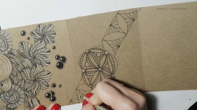 THE ENDLESS CRAFT BOOK PART 3 || ZENTANGLE