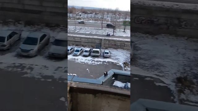 Объединение лоджии. Начало работ. смотреть онлайн