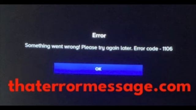 Error code -1106 (Paramount Plus) смотреть онлайн