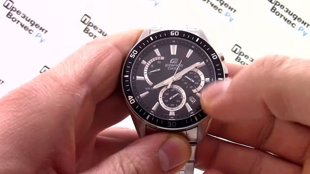 Часы Casio EDIFICE EFR-552D-1A - Видео обзор от PresidentWatches.Ru