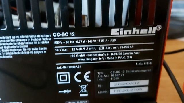 Einhell CC-BC 12 Akü Şarj Cihazı Kutu Açılımı ve Kullanımı смотреть онлайн