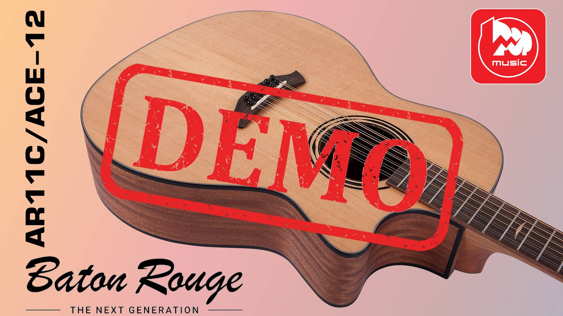 Электроакустика BATON ROUGE AR11C/ACE-12 - демонстрация звучания смотреть онлайн