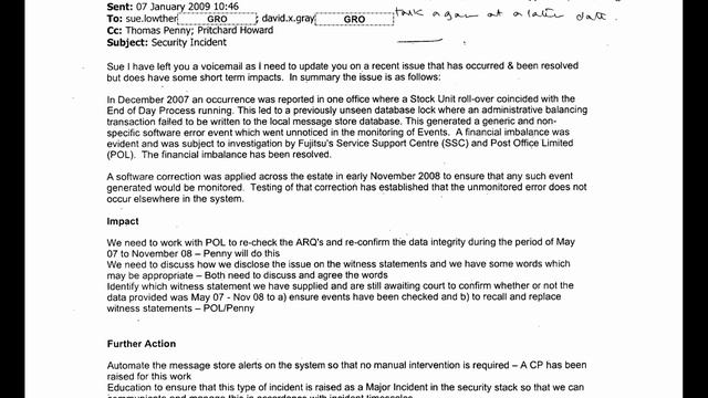 Fujitsu DOWNPLAY Horizon Audit Concerns to Post Office смотреть онлайн