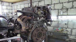 Как снять двигатель на Suzuki Grand Vitara.