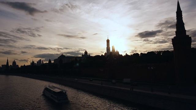 Sony Alpha a500 , Moscow -Sunset Timelapse. смотреть онлайн