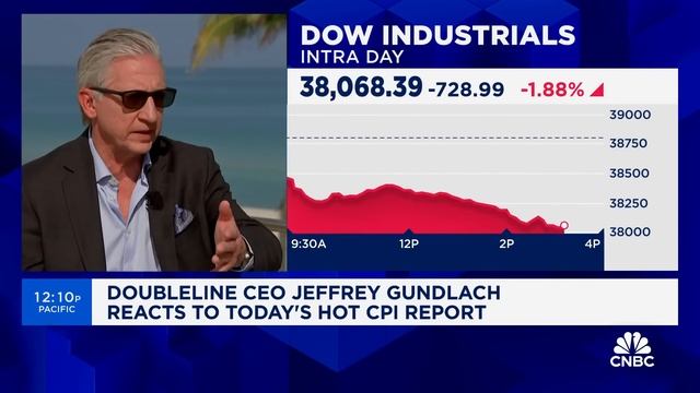 The CPI report came back to bite the Fed, says DoubleLine CEO Jeffrey Gundlach смотреть онлайн