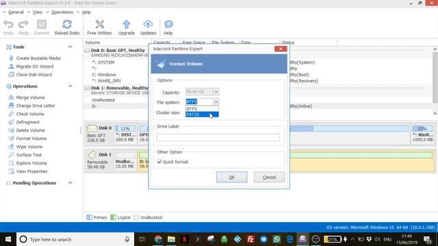 exFAT to FAT32 conversion that work on camera drones. смотреть онлайн