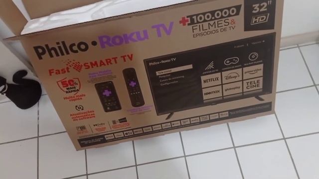 COMPREI UMA NOVA SMART TV 32 polegadas HD PHILCO смотреть онлайн