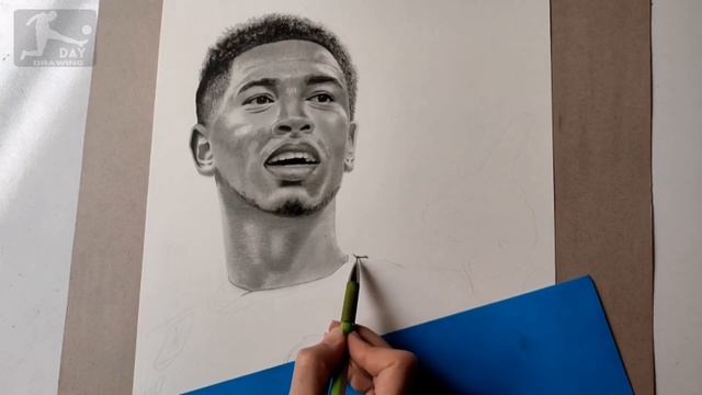 Jude Bellingham Real Madrid _ Day Drawing || Drawing Bellingham Realistic Easy