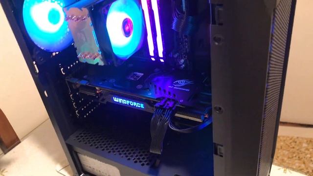 Cougar MX410 Mesh-G RGB Case, Ryzen 5 1600 Argb Build