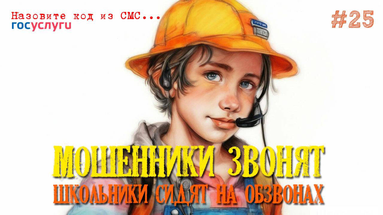 Подборка разнообразных разговоров с мошенниками. НИКОГДА НИКОМУ НЕ СООБЩАЙТЕ КОД ИЗ СМС! смотреть онлайн