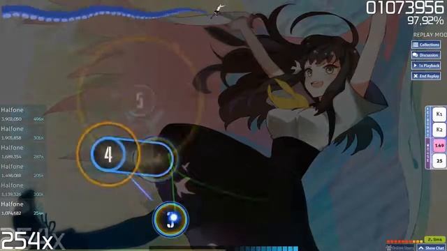 osu! WHITE ASH - Insight (TV size) [Arieeru's Insane] - Halfone play only mouse смотреть онлайн