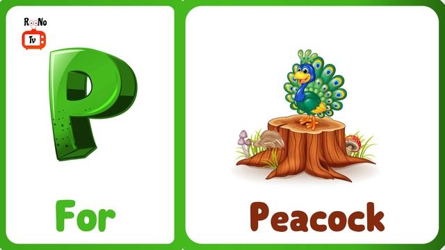 Words That Start With P | Introduction Of Letter Pp | Letter P For Kids | RooNo Tv