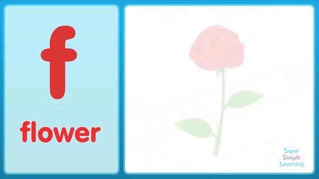 Английские буквы_звуки_The F Song (Lowercase) _ Super Simple ABCs смотреть онлайн