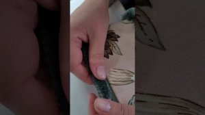 Втачивание тесьмы из коллекции Soft с потайной молнией