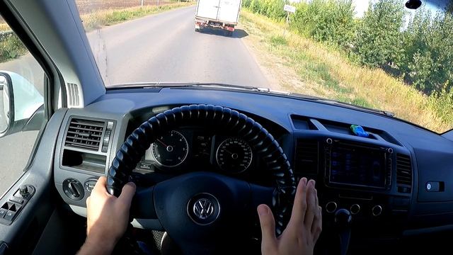 2013 Volkswagen Caravelle T5 (7EB, 7EJ) 2.0 (102) CAAB. Тест-Драйв.