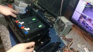 Replace/Intall new Battery Back UPS 1400 APC (thay bình UPS APC 1400)