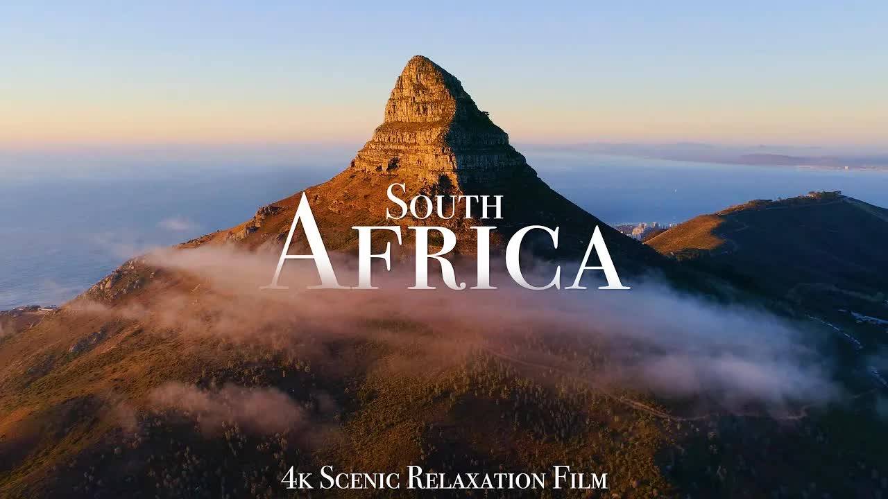 South Africa 4K - Scenic Relaxation Film With African Music смотреть онлайн