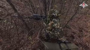 Боевая работа снайперов