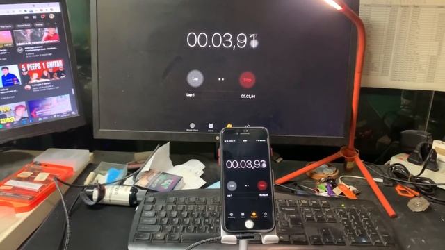 Cek latency delay test McDodo Lightning to HDMI cable смотреть онлайн