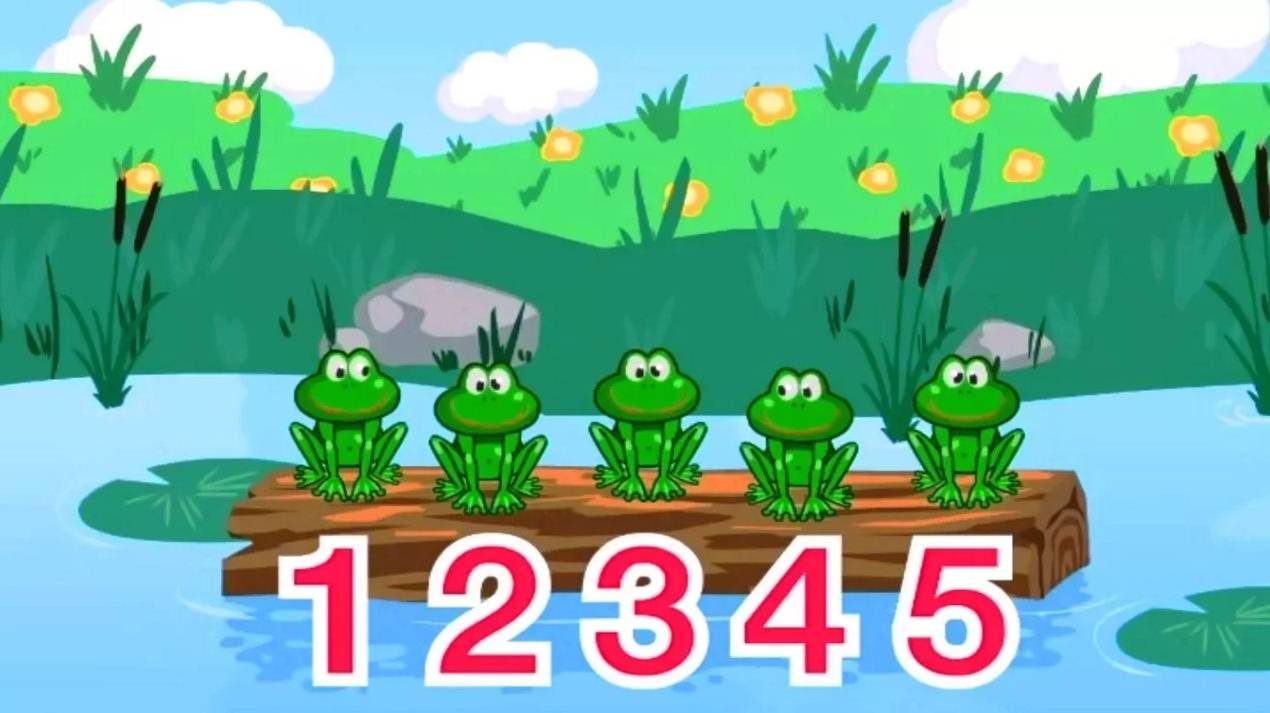 ПЯТЬ МАЛЕНЬКИХ ПЕСТРЫХ ЛЯГУШАТ часть1_сборник для детей_популярный детский стишок_УЧИМСЯ ПЕТЬ смотреть онлайн