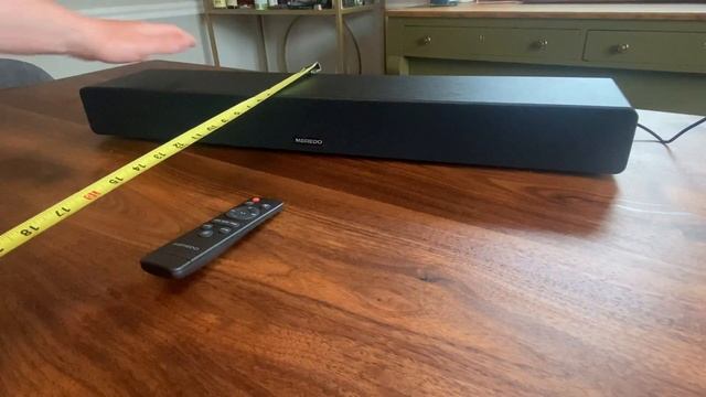 Sound Bar Wooden 150W 2 1CH MEREDO Soundbar for TV Review, Great for my projecter смотреть онлайн