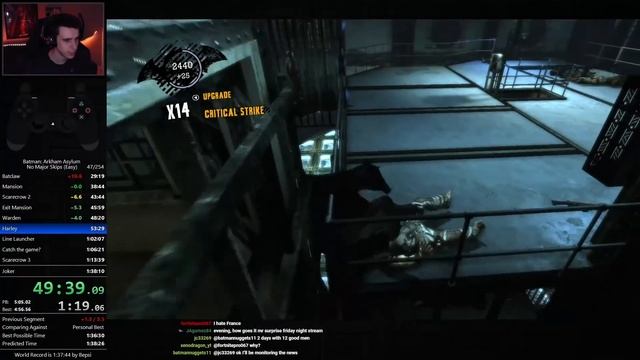 [Former WR] Batman: Arkham Asylum Speedrun (No Major Skips) in 1:37:31 [obsolete] смотреть онлайн