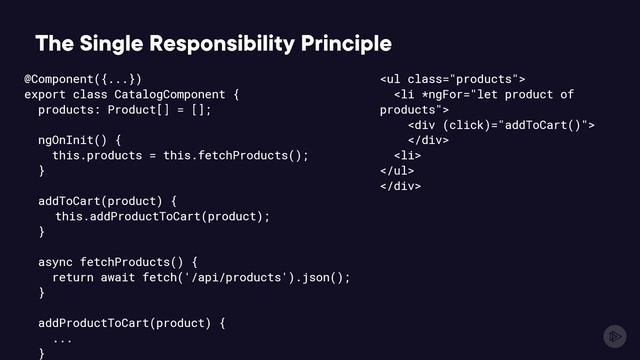 102. The Single Responsibility Principle смотреть онлайн