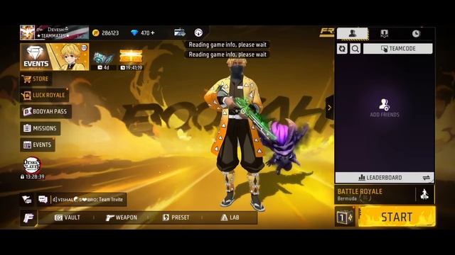 HOW TO SOLVE READING GAME INFO PLEASE WAIT PROBLEM IN FREE FIRE|| READING GAME INFO PLEASE WAIT смотреть онлайн