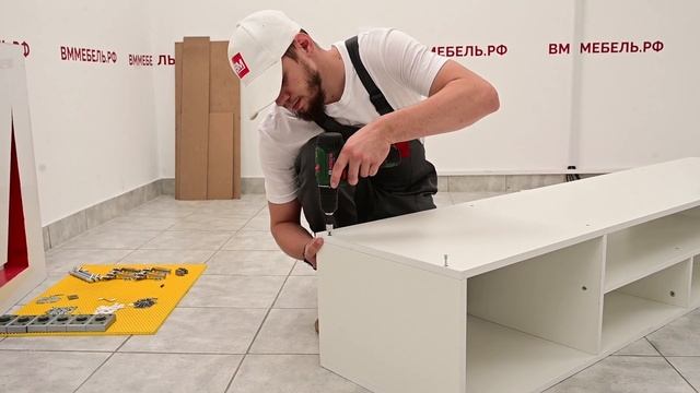 Видеоинструкция по сборке тумбы под ТВ "Ларго - 2" смотреть онлайн