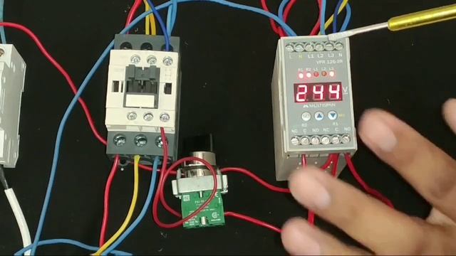 3 Phase Motor Protection Relay Connection! Multispan VPR 126 Voltage Protection Relay! Multispan смотреть онлайн