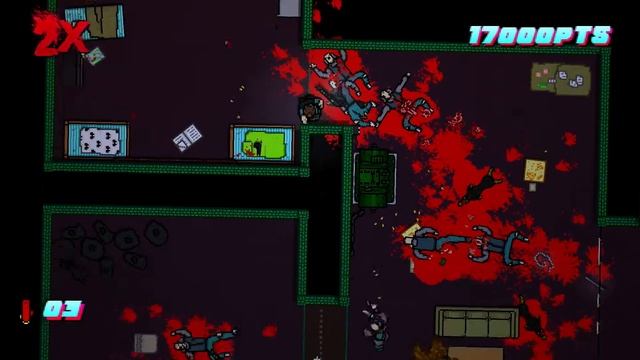 Hotline Miami 2 - Walkthrough on hard (1-800-GETHELP). 10th scene: Into the Pit смотреть онлайн