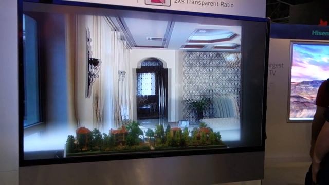 Hisense transparent 3D TV @ CES 2013 смотреть онлайн