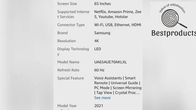 Best 65inch Tv, Top 3 65 inch Tv in 2022 смотреть онлайн
