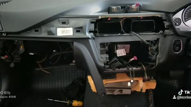 BMW M sport 2013 f30 replacement cooling coil & dash board open 汽车冷气维修 смотреть онлайн