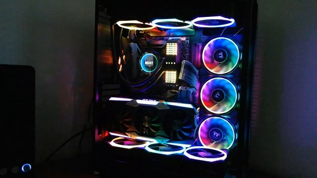 LIAN LI O11-WGX (NZXT AER, Riing plus 120mm FAN) смотреть онлайн