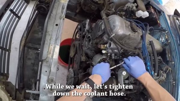 Datsun 280Z Ep.11 (3/3) Installing the Thermostat Housing