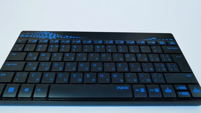 Rapoo 8000 Wireless Mouse & Keyboard Combo Blue смотреть онлайн