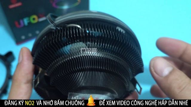 QUẠT TẢN NHIỆT CPU COOLMOON UFOX LED RGB GIÁ RẺ смотреть онлайн