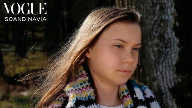 Грета Тунберг снялась для модного журнала.