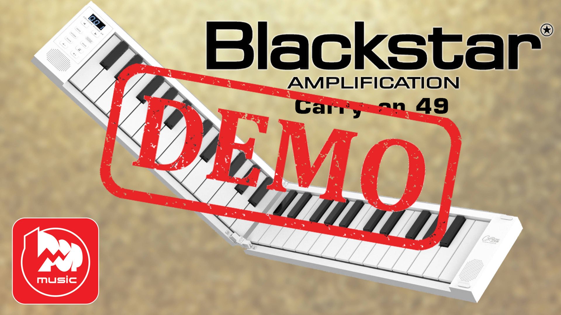 Складное фортепиано BLACKSTAR CARRY-ON 49 - демонстрация звучания смотреть онлайн