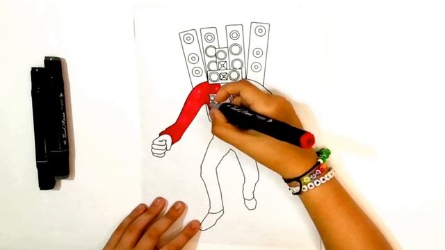 How to color easy Skibidi Toilet #3 / Color Skibidi Toilet - TITAN TV MAN & TITAN SPEAKERMAN Color смотреть онлайн