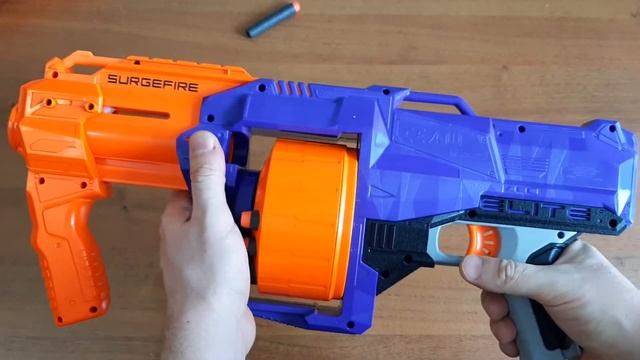 Бластер Нерф Nerf Elite Surgefire Распаковка Обзор Тест смотреть онлайн