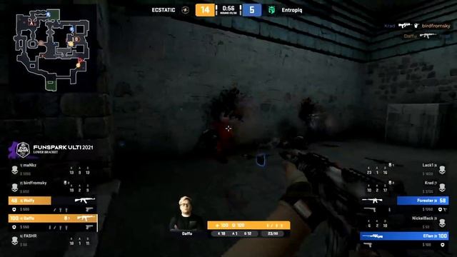 НЕВЕРОЯТНЫЙ КАМБЭК ОТ Entropiq!!! Ecstatic vs Entropiq | Funspark ULTI 2021 Finals (CS:GO) смотреть онлайн