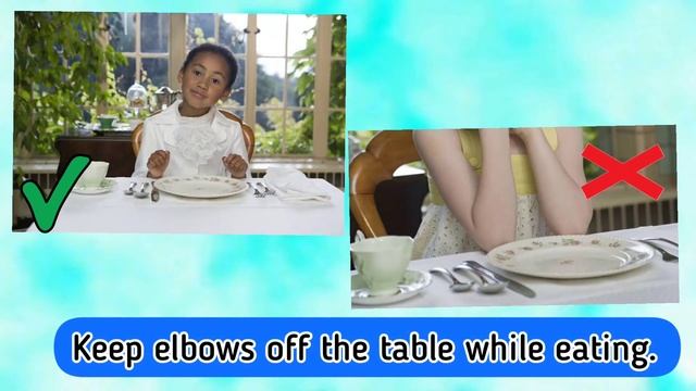 Table Manners | Good Table Manners | Kindergarten | Kids | Educational