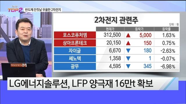 [오늘장TOP5 2위] 반도체 잔칫날 우울한 2차전지...전략은? смотреть онлайн