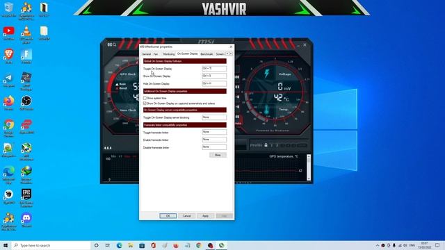 MSI Afterburner 4.6.4 Final / How To Setup On Screen Display 2022 смотреть онлайн