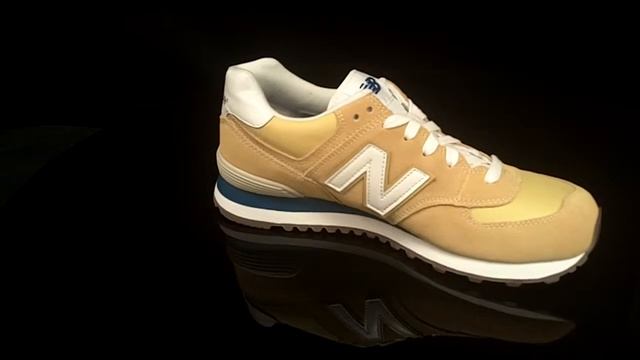 New Balance ML574 CMU Yellow 70s Suede Nylon смотреть онлайн