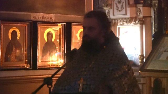 Проповедь иерея Максима Пчелы (первая Пассия) смотреть онлайн