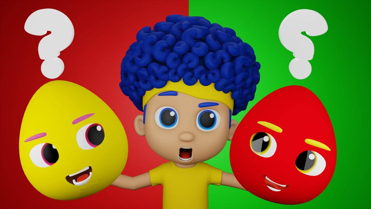 Яйца с Сюрпризами и Забавная Головоломка | D Billions Детские Песни смотреть онлайн